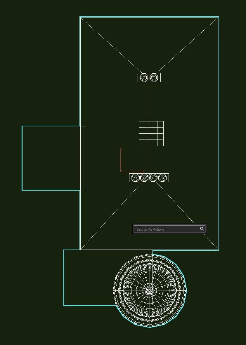 Toward Point Lighthouse Low-poly 3D model_38