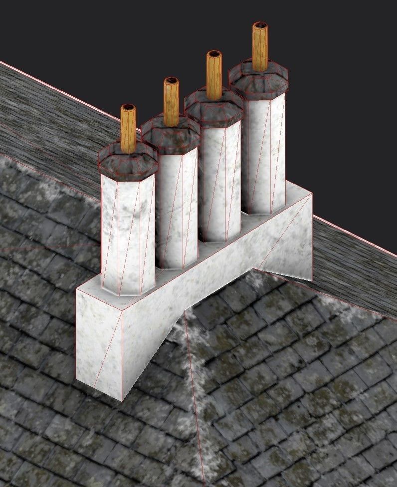 Toward Point Lighthouse Low-poly 3D model_19