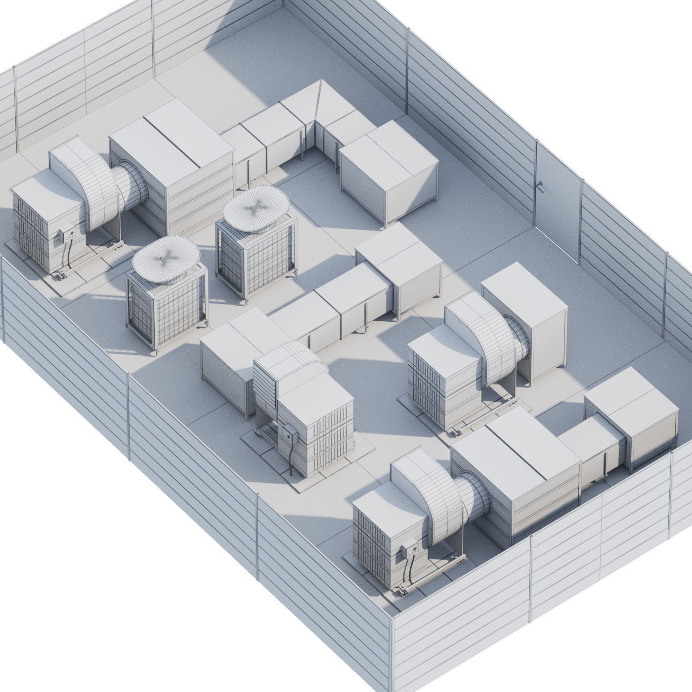 HVAC Roof Technologies 3D model_4