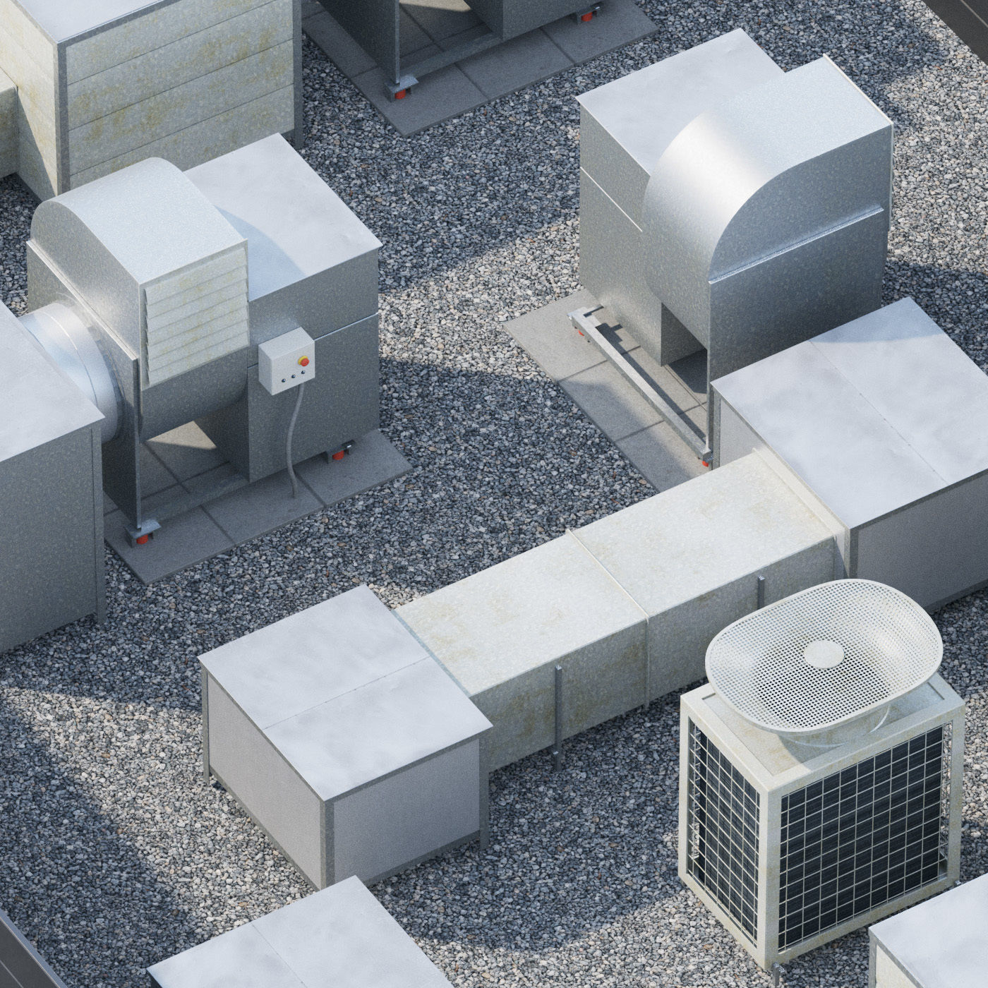 HVAC Roof Technologies 3D model_2