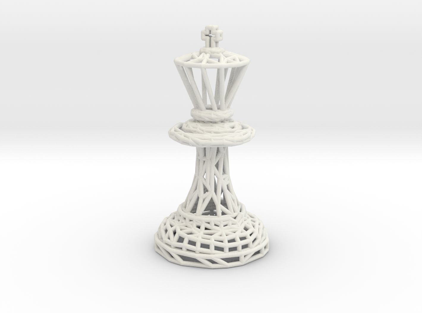 King Chess piece 3D print model_12