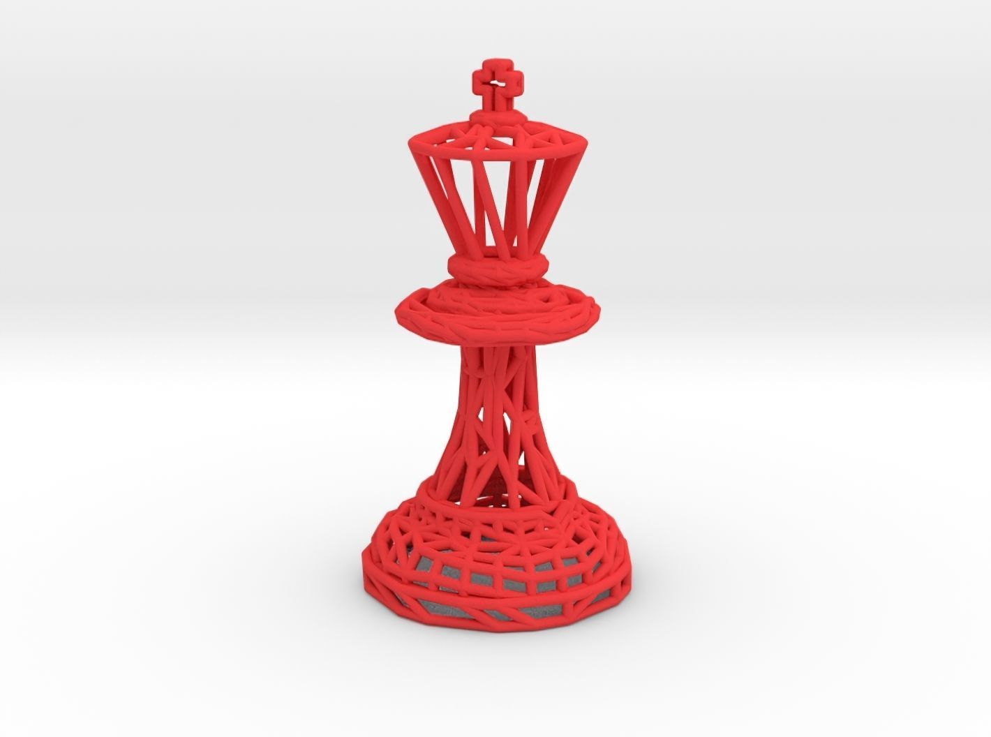 King Chess piece 3D print model_11