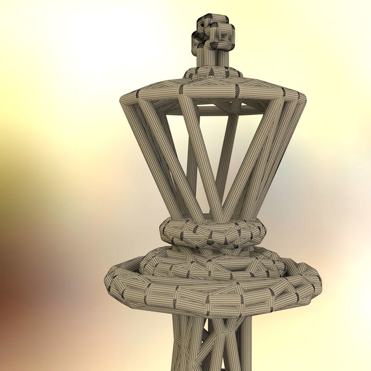 King Chess piece 3D print model_9
