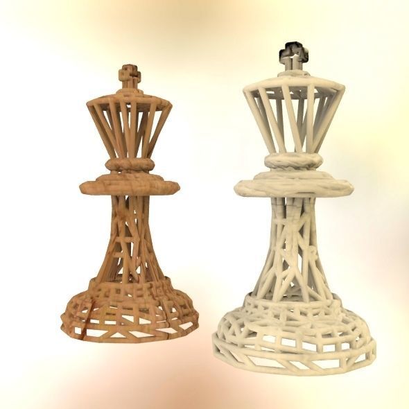 King Chess piece 3D print model_24