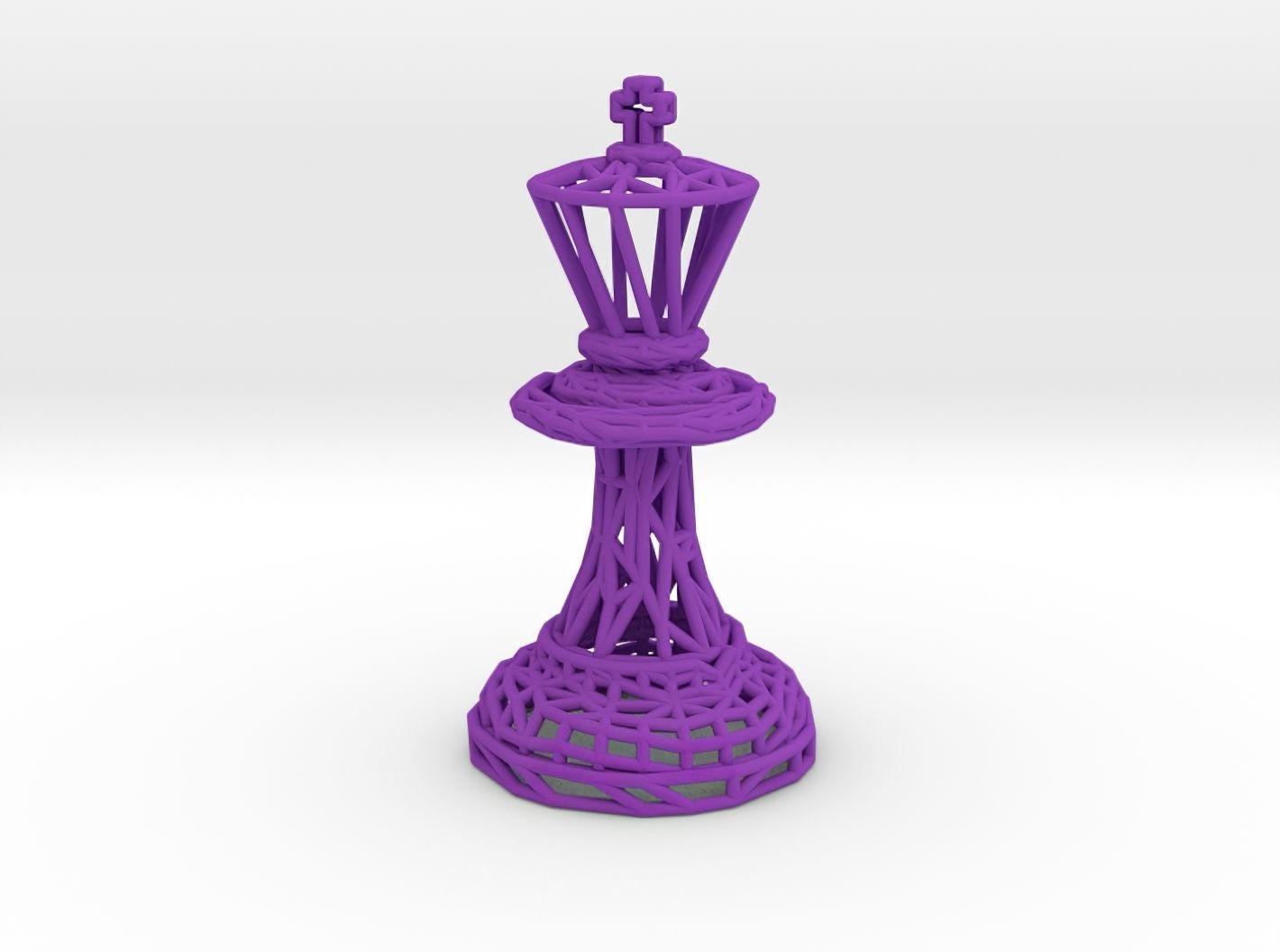 King Chess piece 3D print model_10