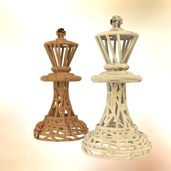 King Chess piece 3D print model_26