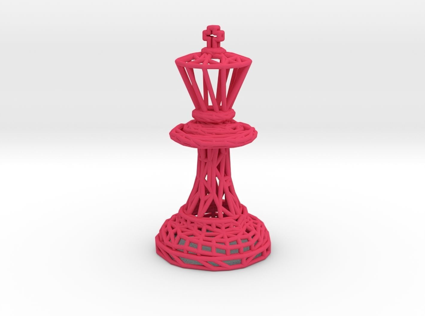 King Chess piece 3D print model_13