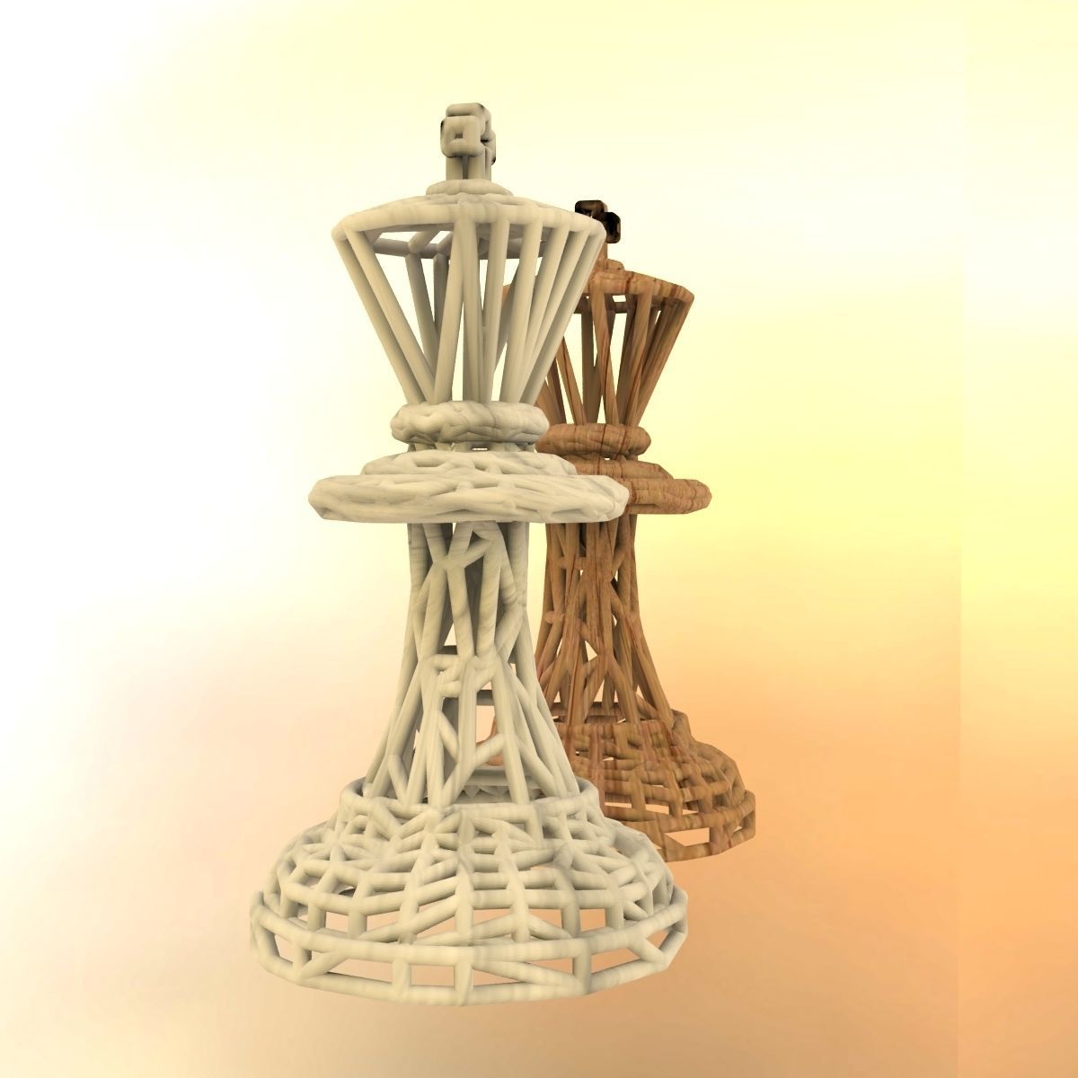 King Chess piece 3D print model_42