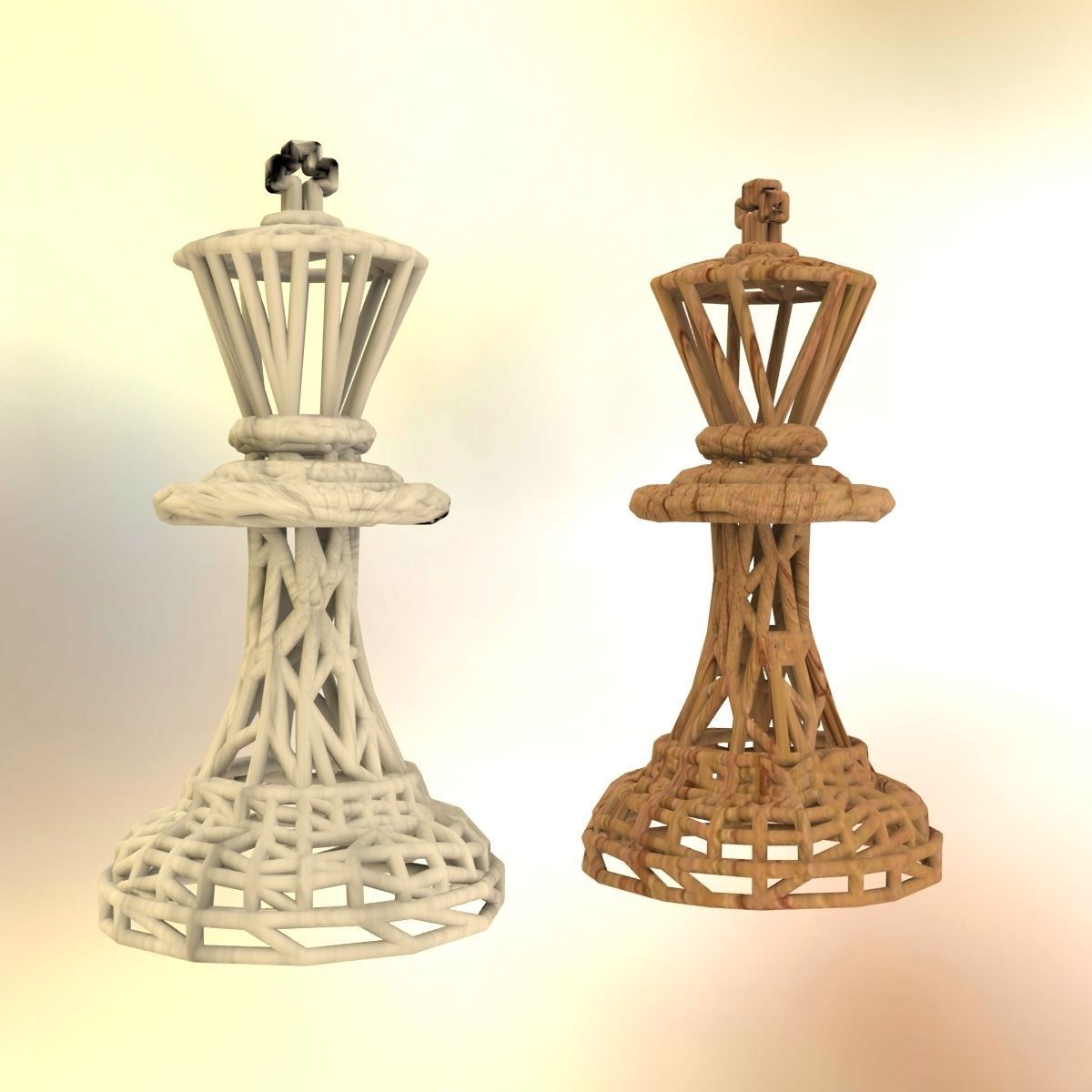 King Chess piece 3D print model_43