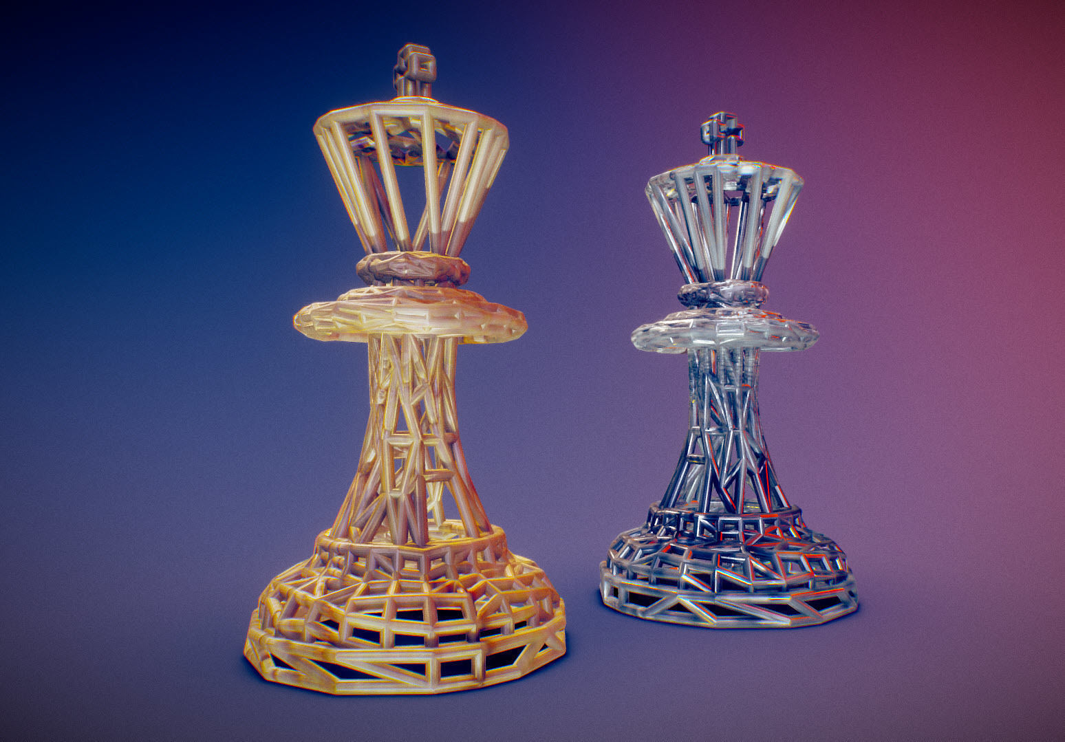 King Chess piece 3D print model_6