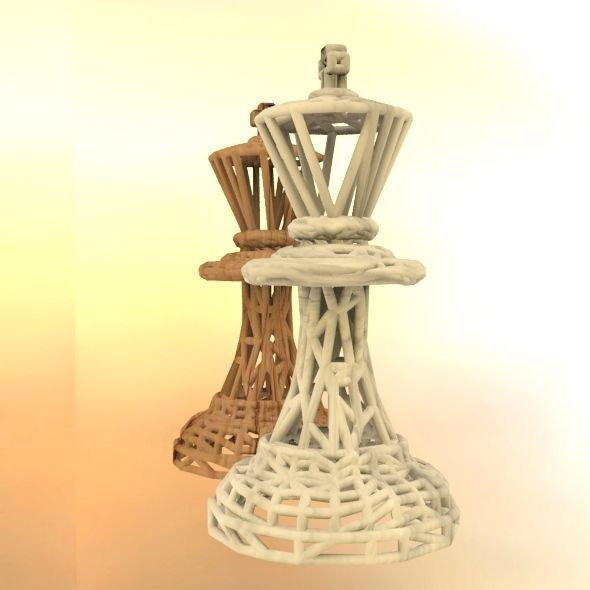 King Chess piece 3D print model_25