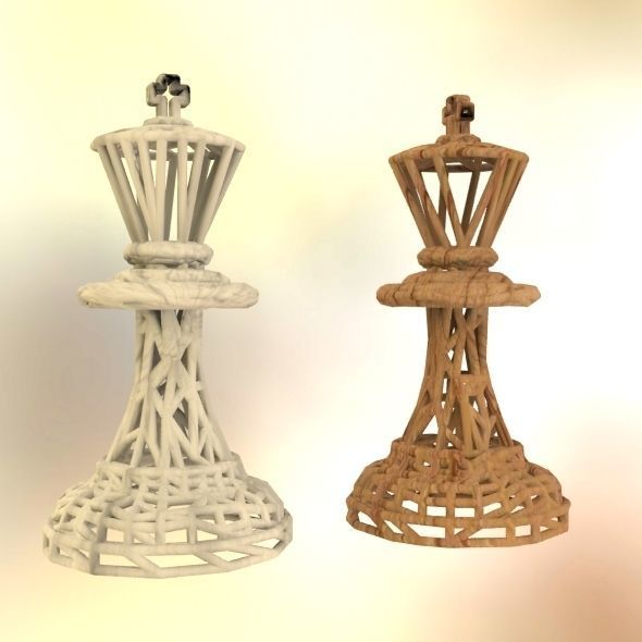 King Chess piece 3D print model_23