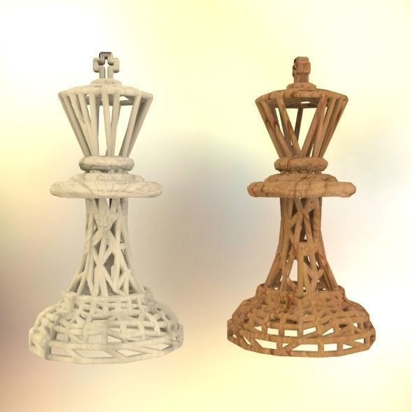 King Chess piece 3D print model_21
