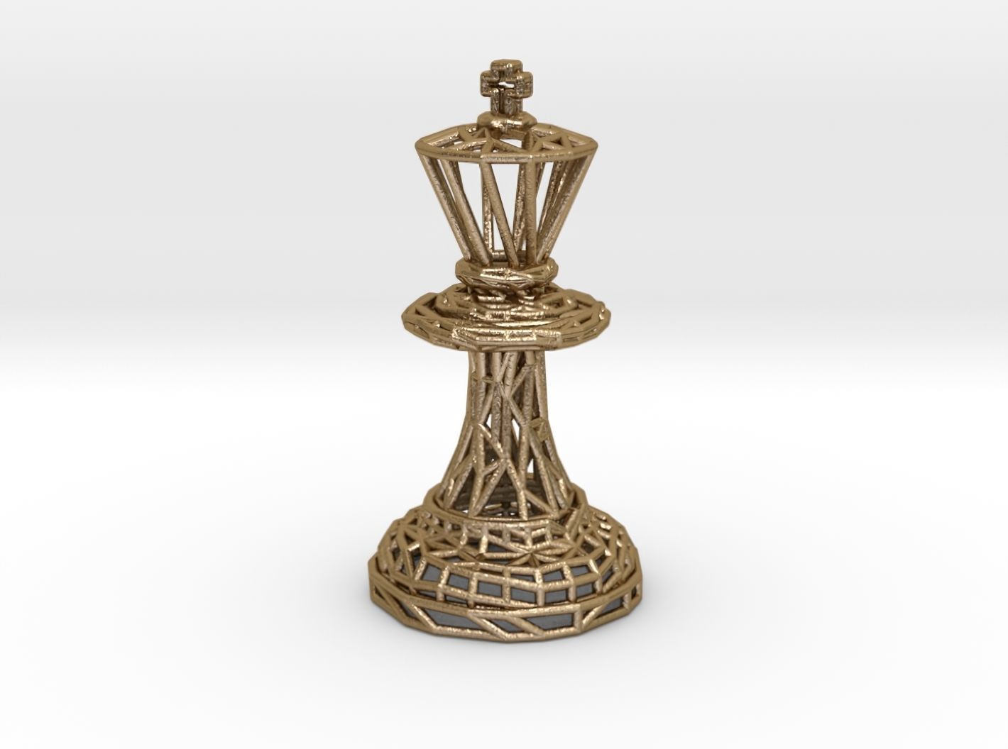 King Chess piece 3D print model_18