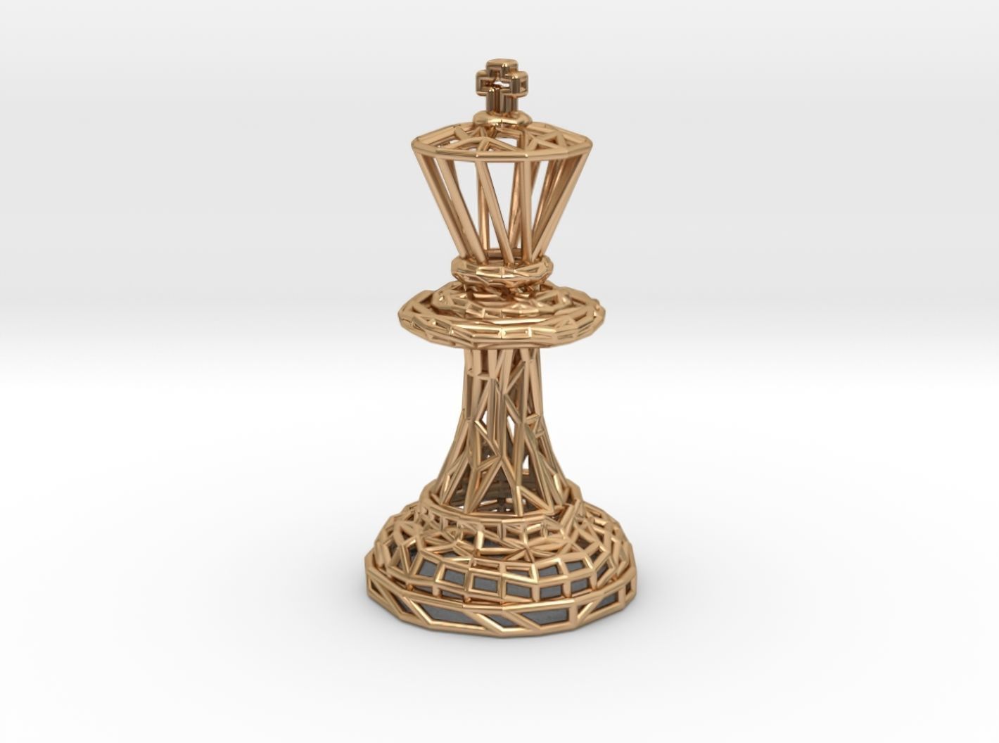 King Chess piece 3D print model_15