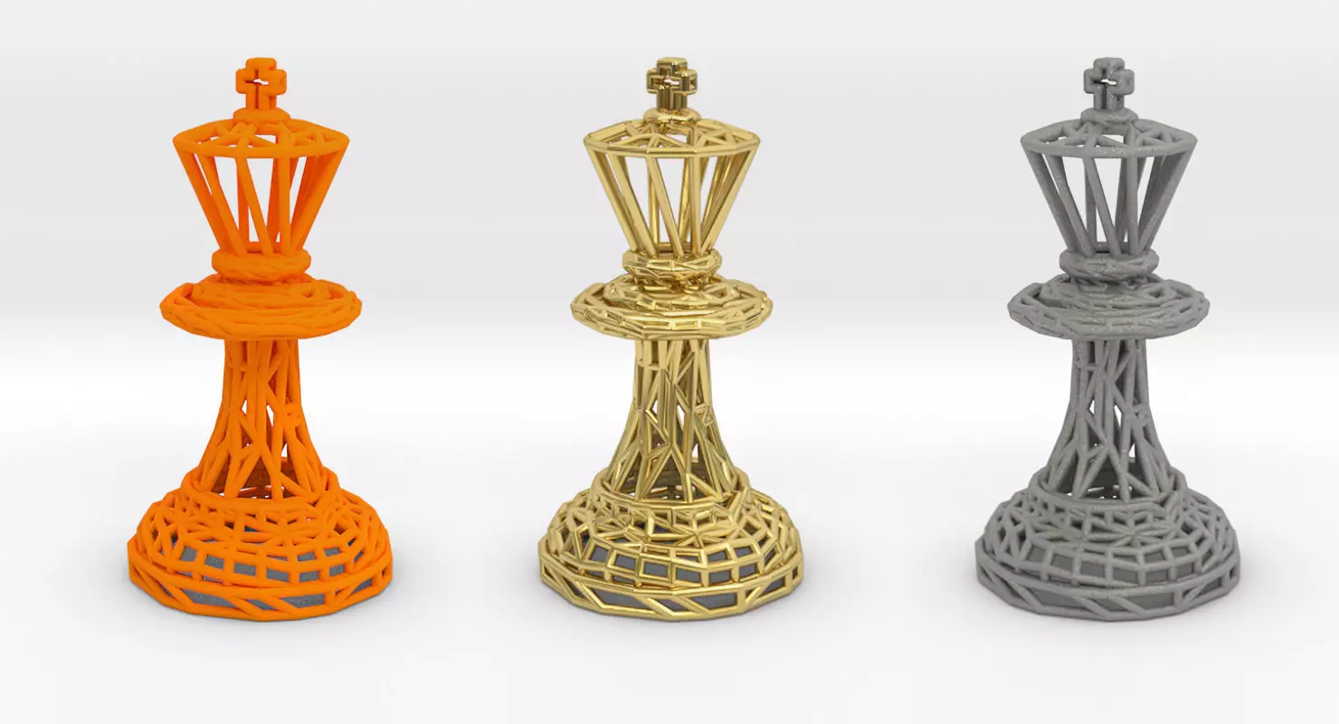 King Chess piece 3D print model_0
