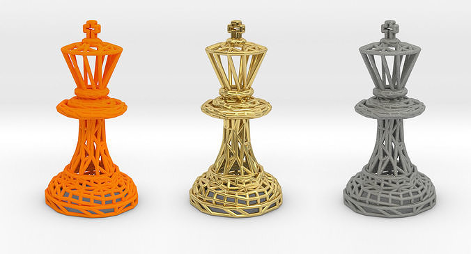 King Chess piece 3D print model
