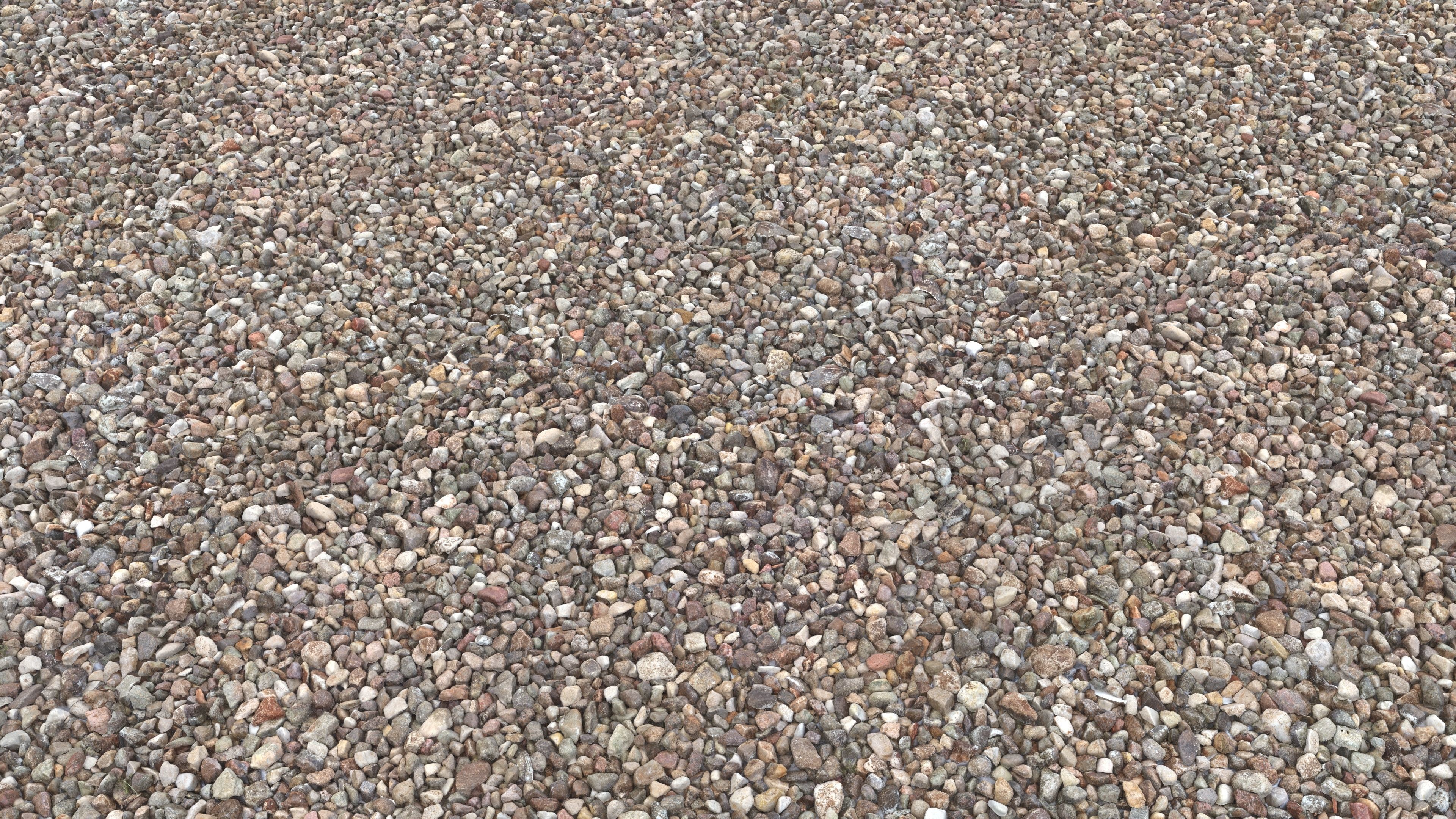 Tileable Little River Stones Ground Texture_8