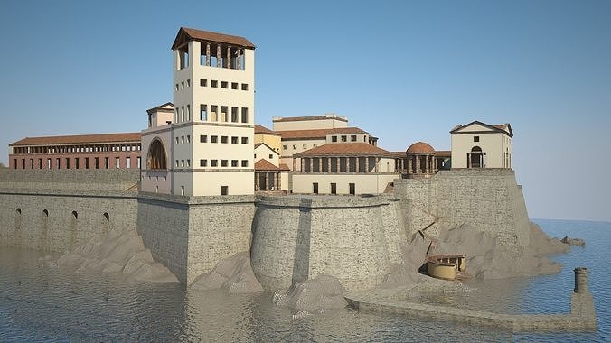 Villa Laurentina 3D model