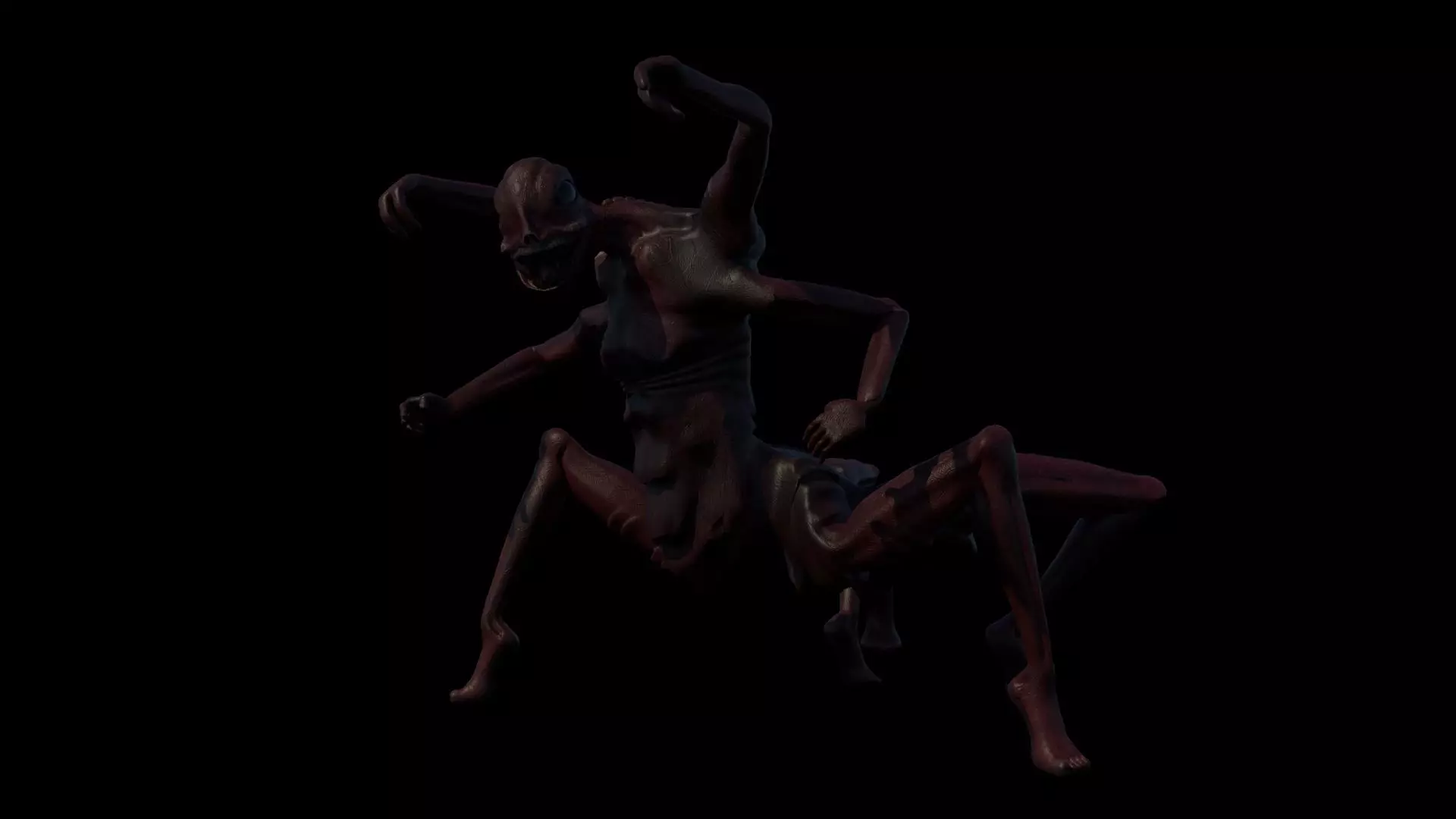 monster alien creature 3D model_0