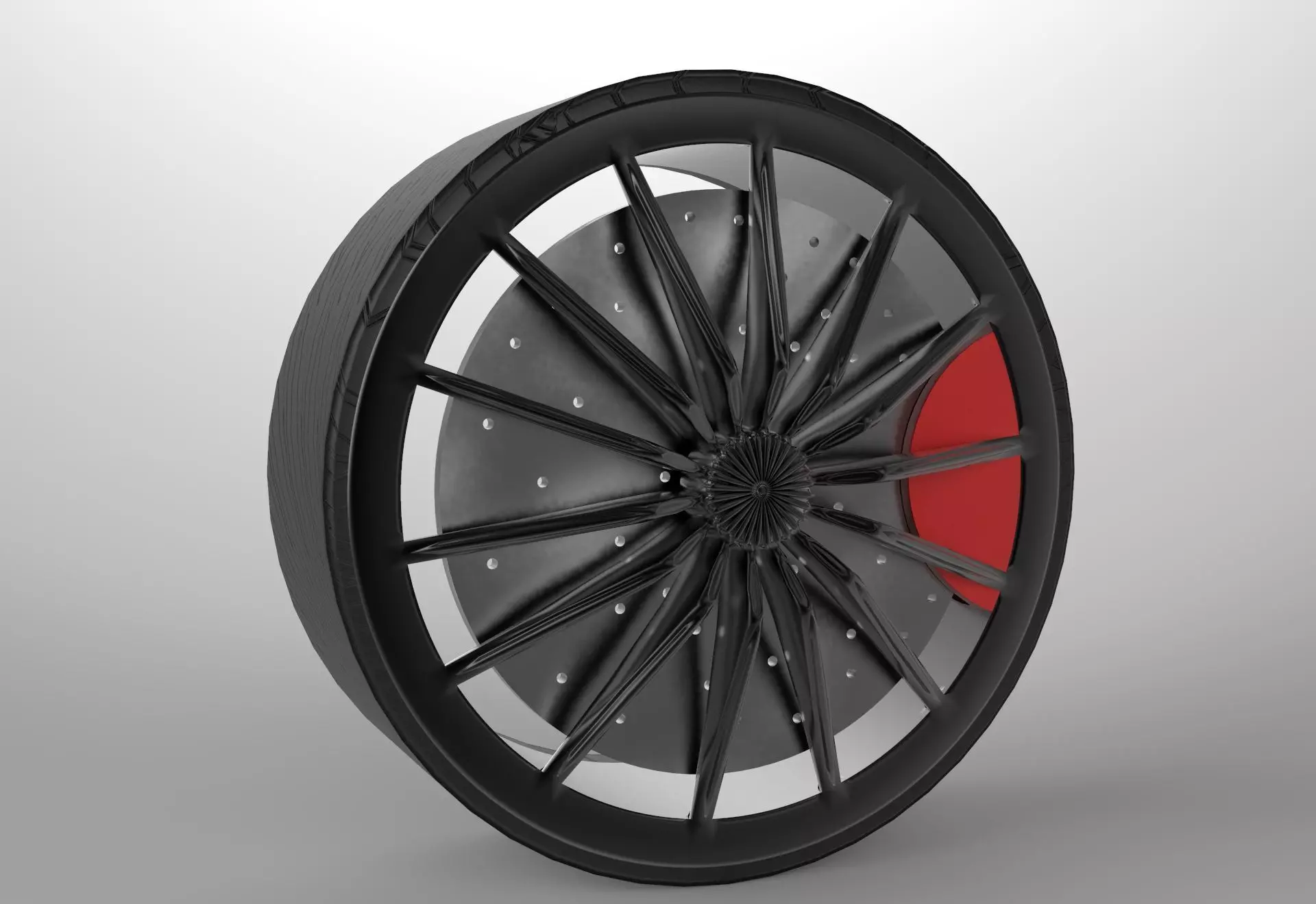 Car tire Free 3D model