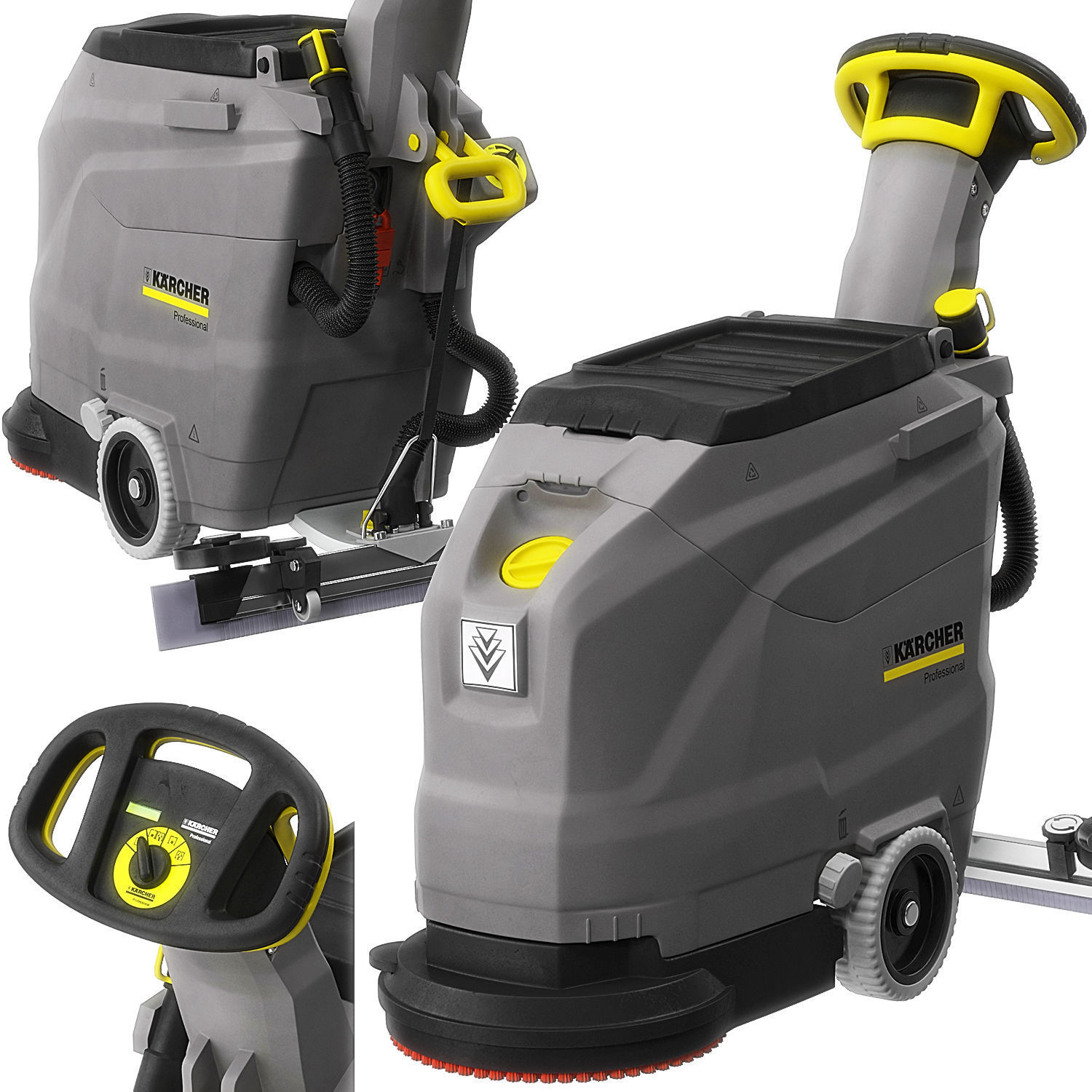 WALK-BEHIND FLOOR SCRUBBER BD 4325 C Bp 3D model_11