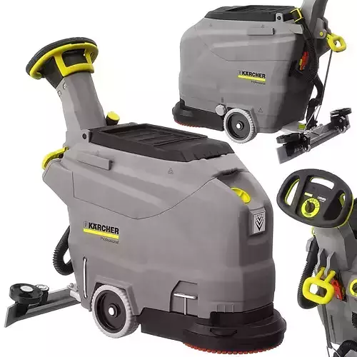 WALK-BEHIND FLOOR SCRUBBER BD 4325 C Bp 3D model