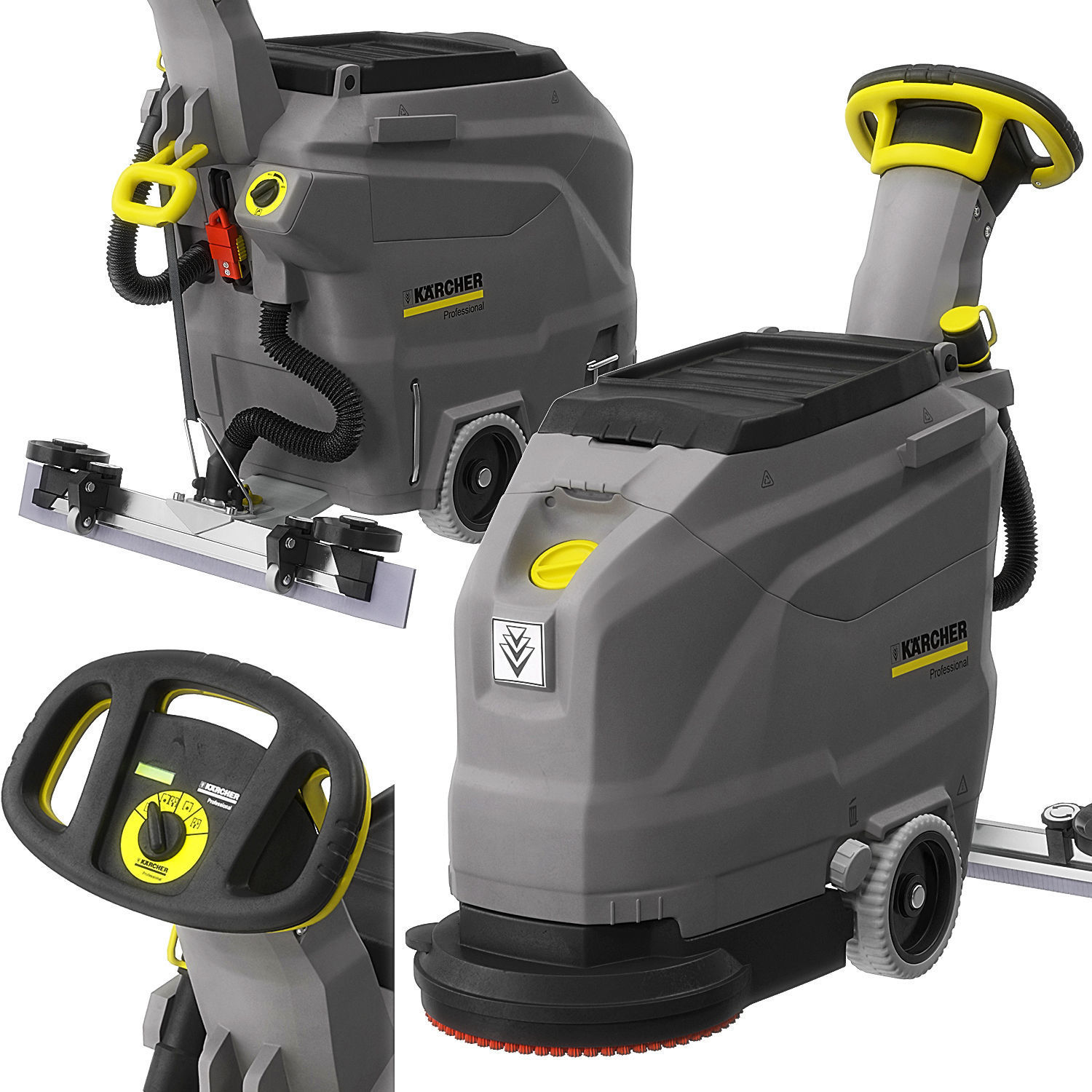 WALK-BEHIND FLOOR SCRUBBER BD 4325 C Bp 3D model_2