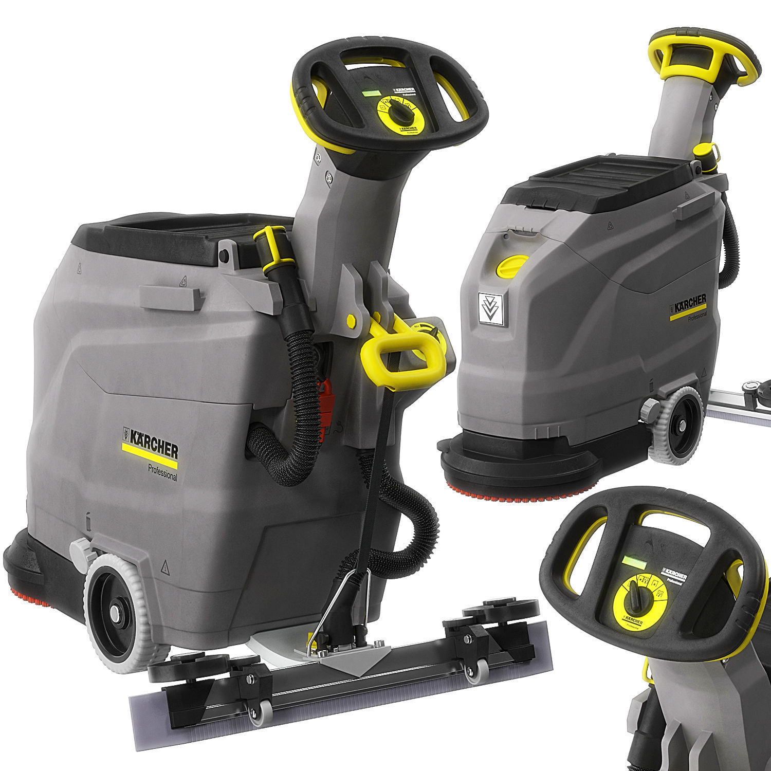 WALK-BEHIND FLOOR SCRUBBER BD 4325 C Bp 3D model_1