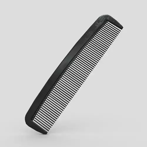 Hair Comb 5 Low-poly 3D model