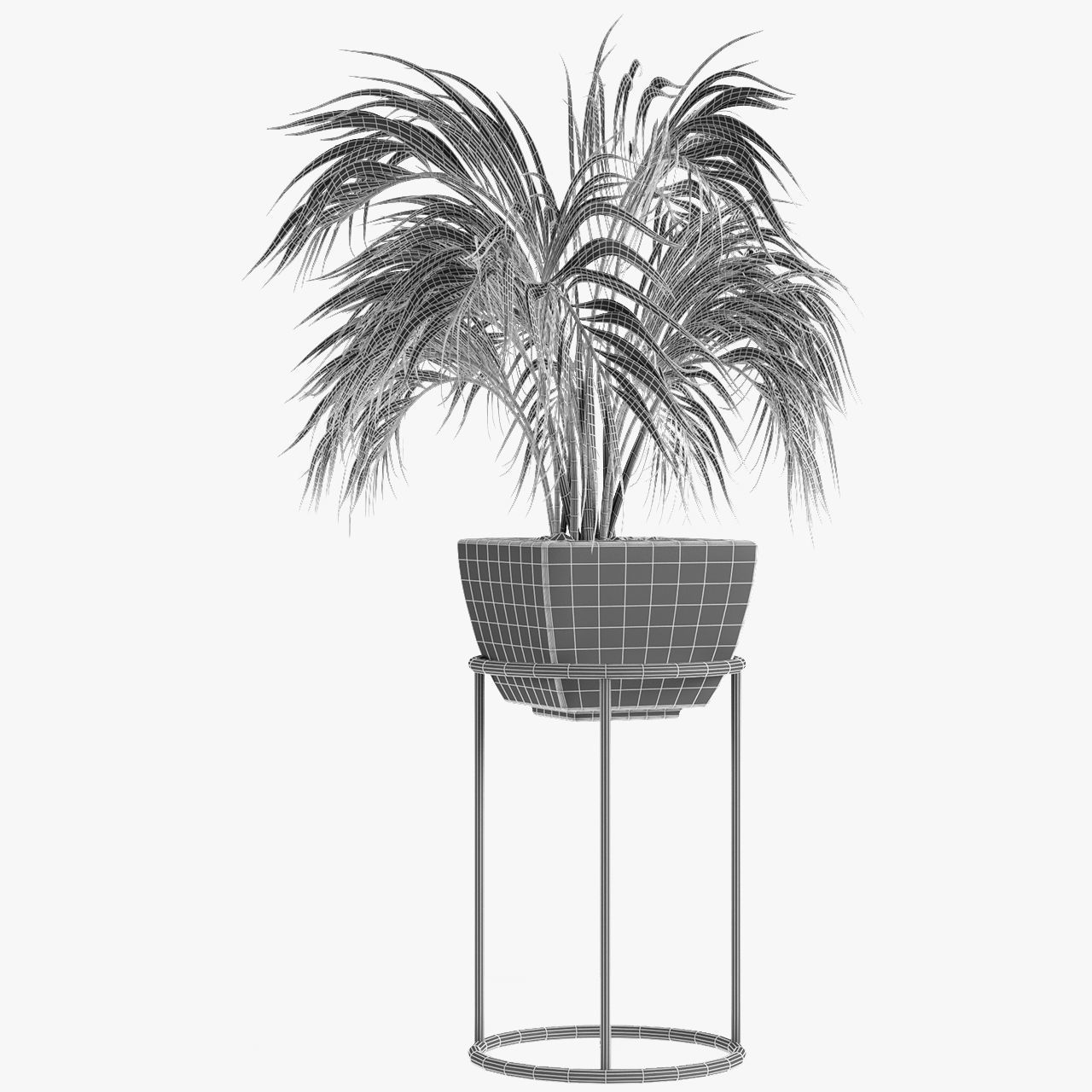 Realistic Plant Garden 3D model_2