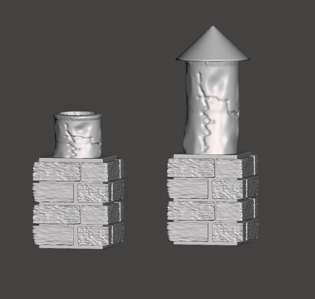 Hobbit House elements 3D print model_2