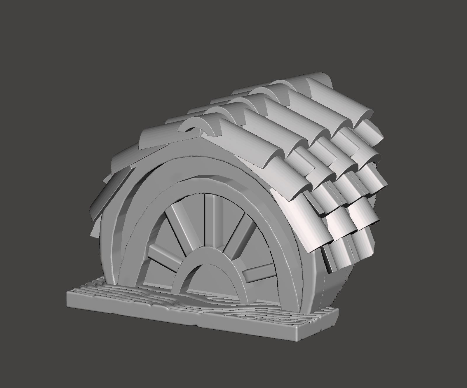 Hobbit House elements 3D print model_4