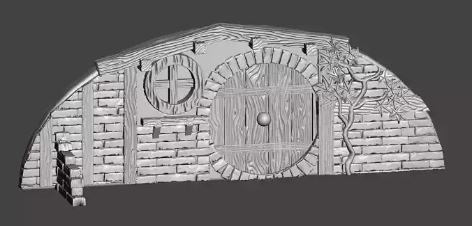 Hobbit House elements 3D print model