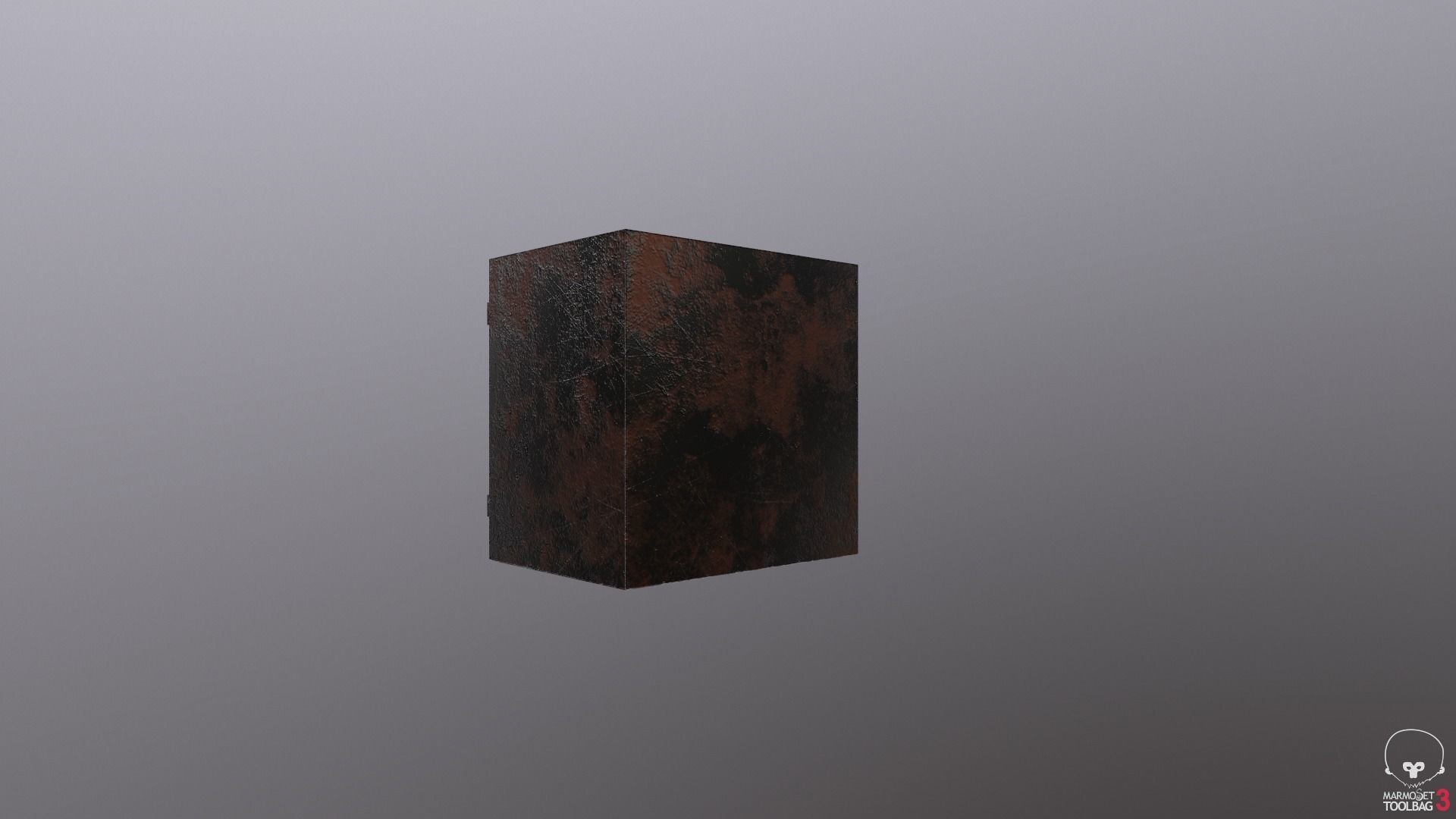 Game ready Metal safe with openable door  3D model Low-Poly Low-poly 3D model_4