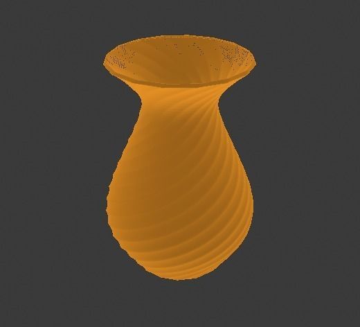 Beautiful Spiral 3D Printed Planter - Succulent Mini Planter 3D print model_1