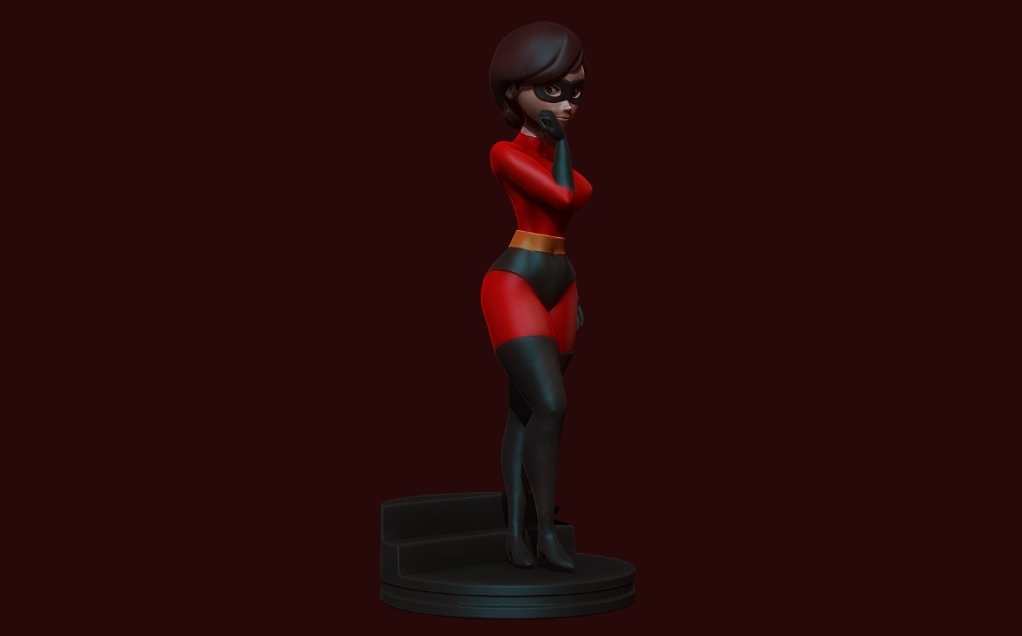 elastigirl - helen parr - the incredibles - 3d print figurine 3D print model_13