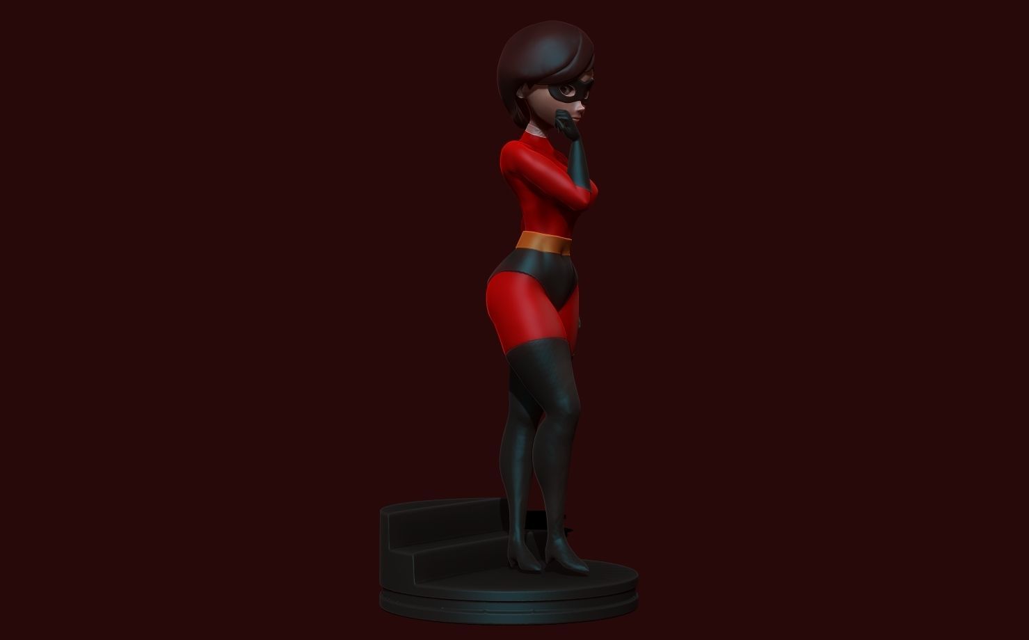 elastigirl - helen parr - the incredibles - 3d print figurine 3D print model_11