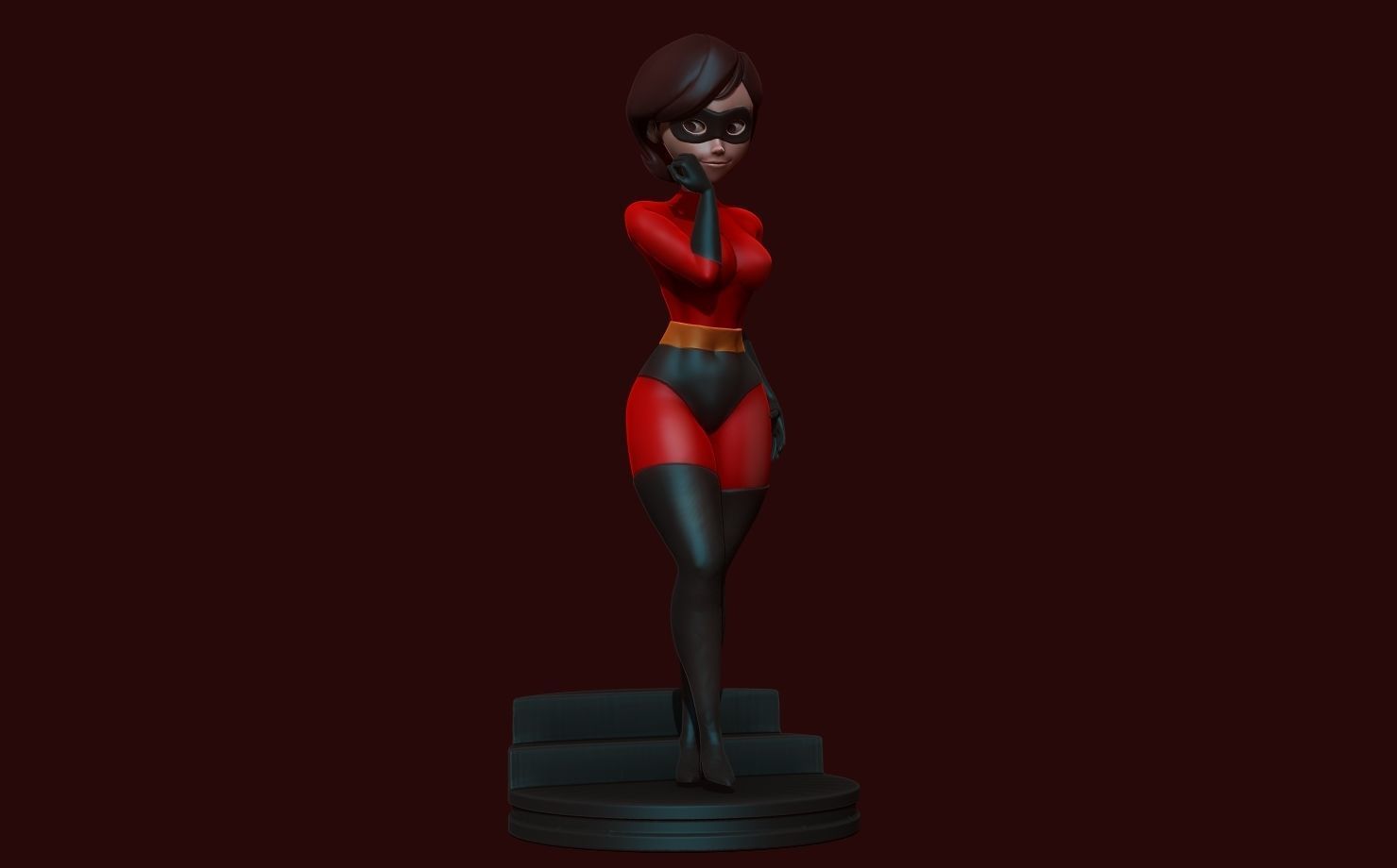 elastigirl - helen parr - the incredibles - 3d print figurine 3D print model_14
