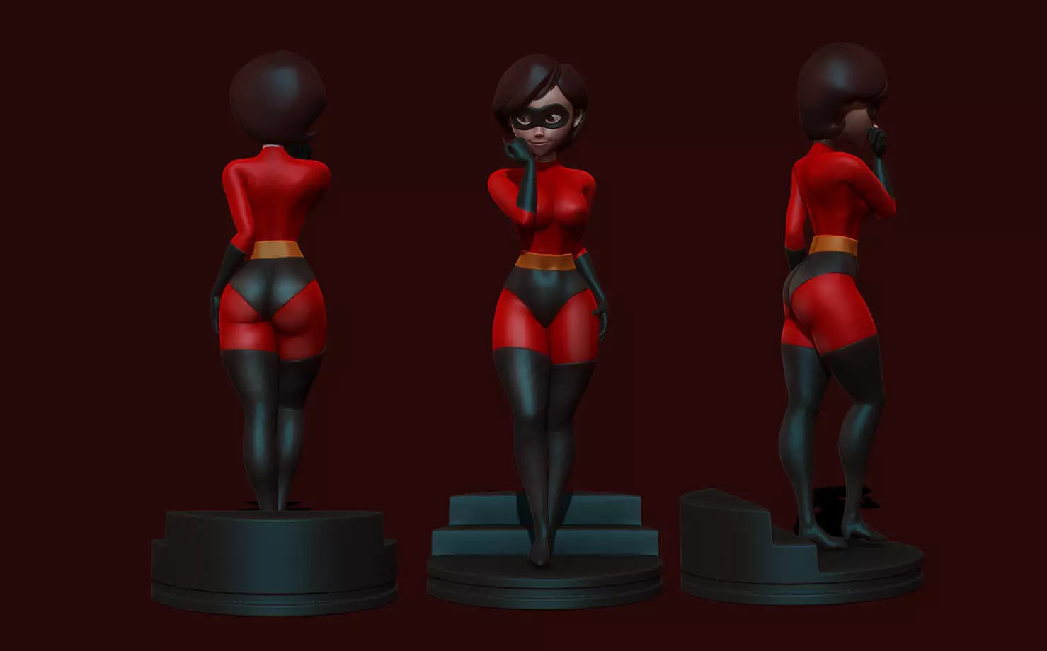elastigirl - helen parr - the incredibles - 3d print figurine 3D print model_0