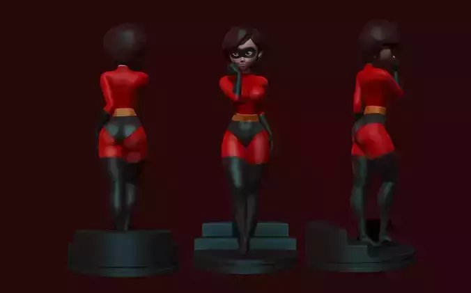 elastigirl - helen parr - the incredibles - 3d print figurine 3D print model