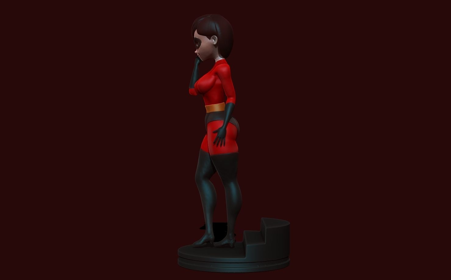 elastigirl - helen parr - the incredibles - 3d print figurine 3D print model_4