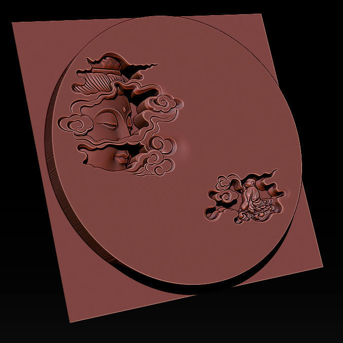 Bodhisattva Goddess of Mercy 3D print model_5