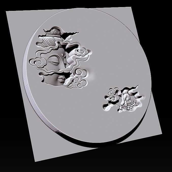 Bodhisattva Goddess of Mercy 3D print model_4