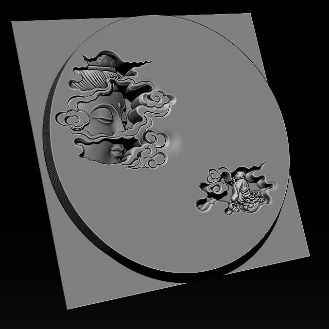 Bodhisattva Goddess of Mercy 3D print model_3