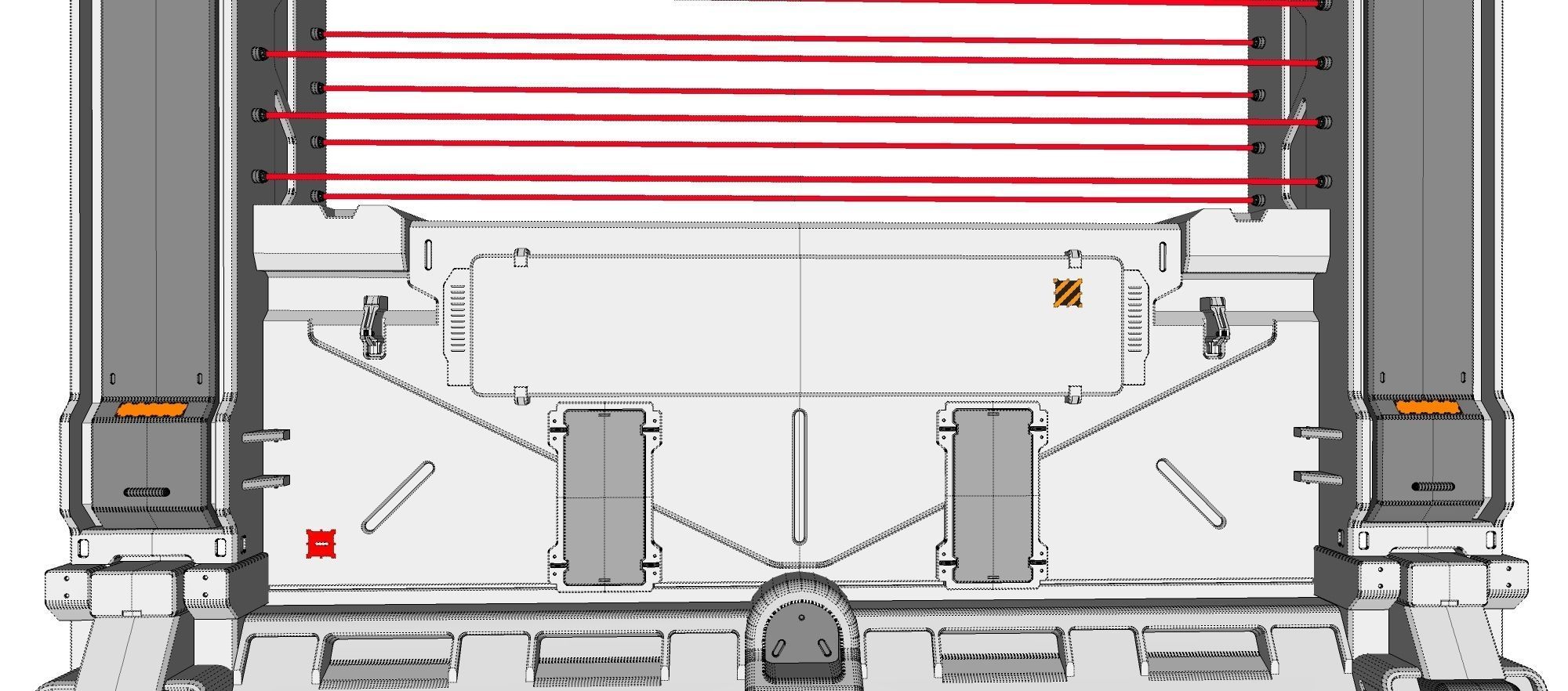 sci-fi Wall 2 3D model_23