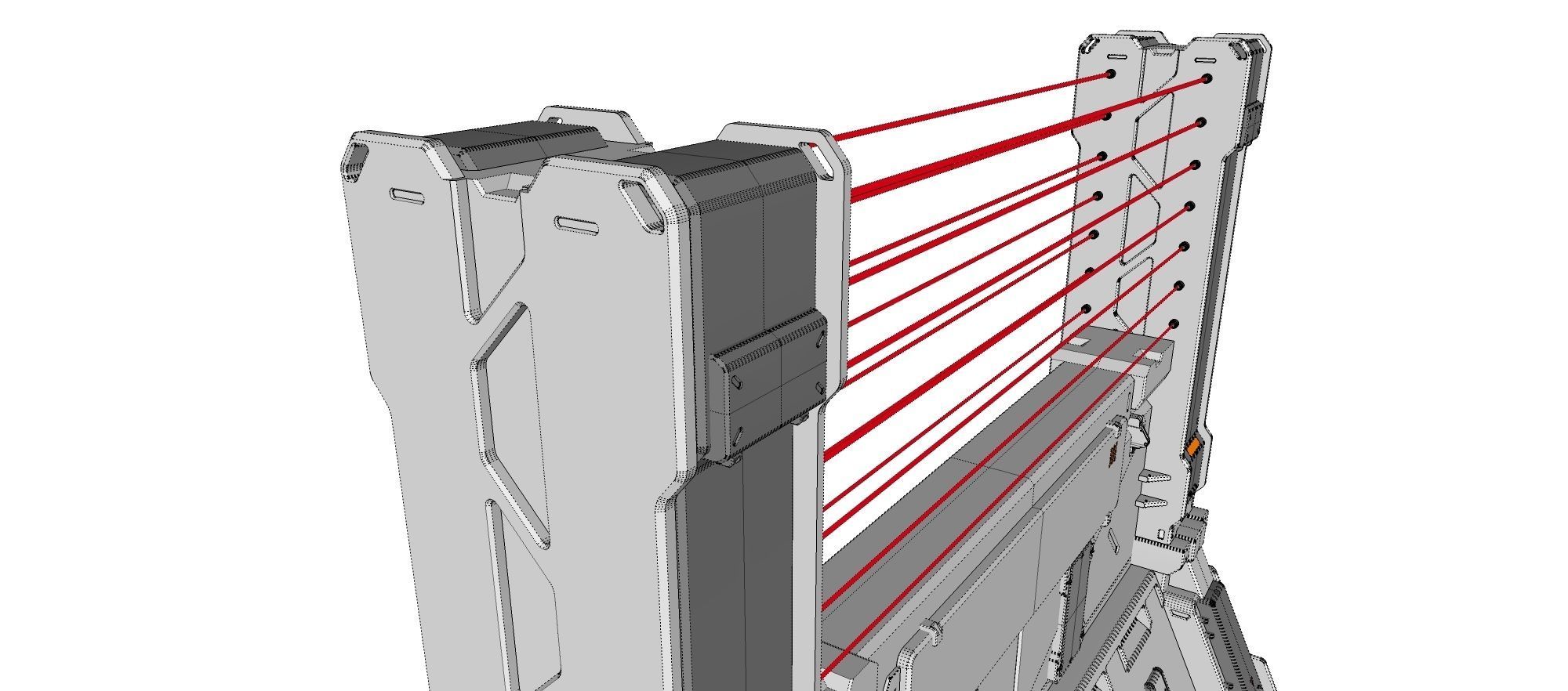 sci-fi Wall 2 3D model_22