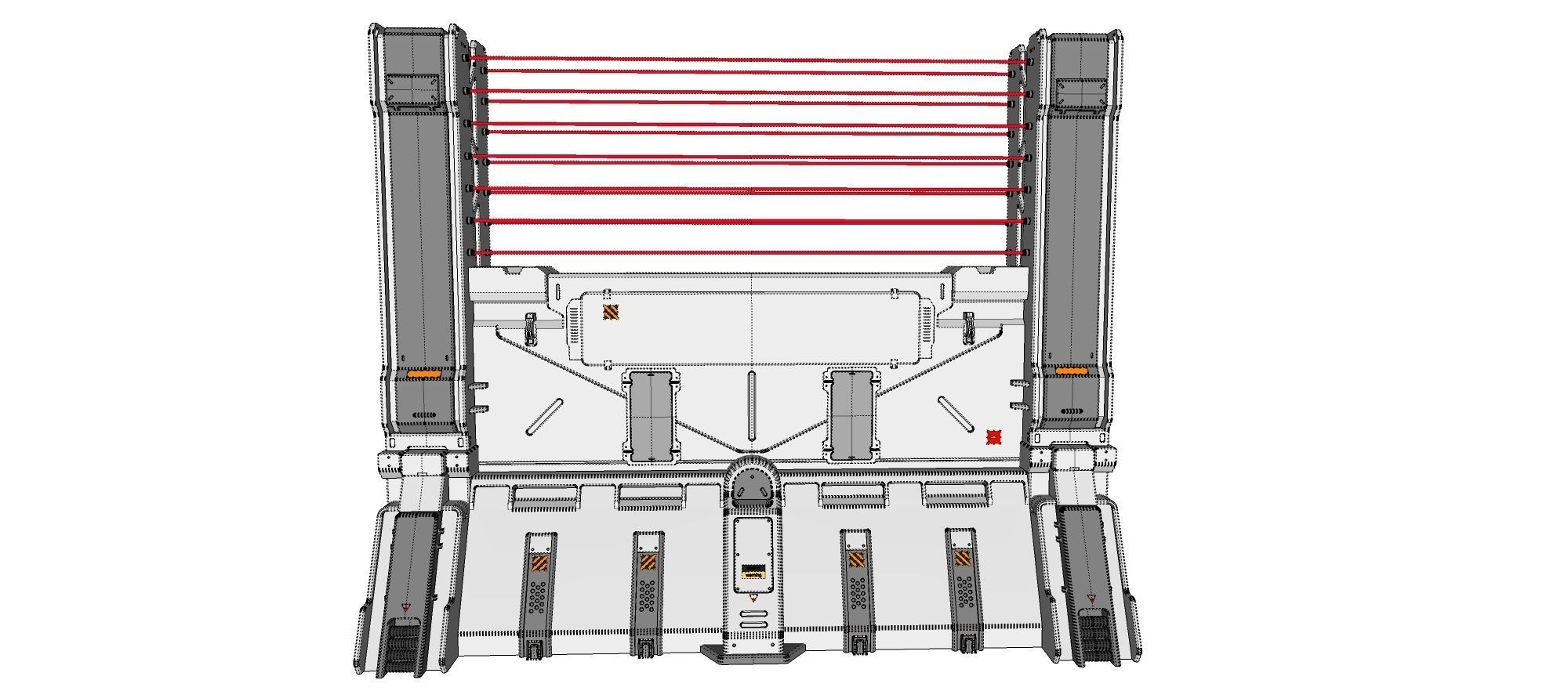 sci-fi Wall 2 3D model_19