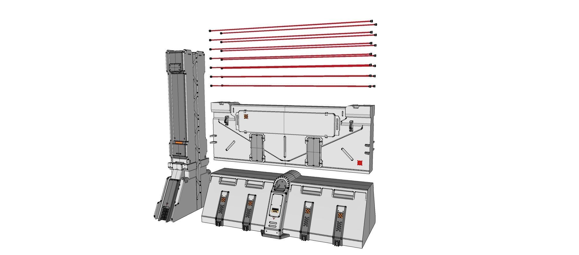 sci-fi Wall 2 3D model_26