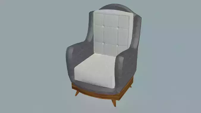 Chesterfield mid century armchair